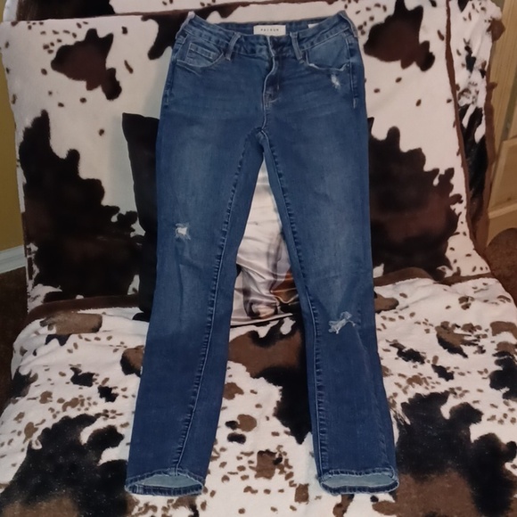 PACSUN, DISTRESSED, LOW RISE, SKINNIEST, STRETCH JEANS W24X36 - Picture 2 of 10